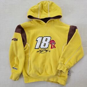 Y2k M&M Nascar Yellow Hoodie kids 7